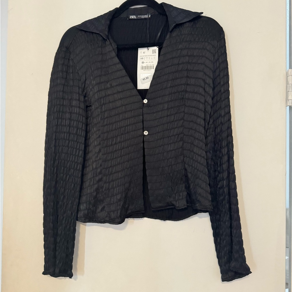 NWT Zara Long Sleeve Blouse